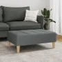 Fußhocker aus dunkelgrauem Stoff, 77 x 55 x 31 cm von vidaXL, Osmanen - Ref: Foro24-4007390, Preis: 71,28 €, Rabatt: %