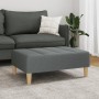 Fußhocker aus dunkelgrauem Stoff, 77 x 55 x 31 cm von vidaXL, Osmanen - Ref: Foro24-4007390, Preis: 72,32 €, Rabatt: %