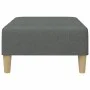 Fußhocker aus dunkelgrauem Stoff, 77 x 55 x 31 cm von vidaXL, Osmanen - Ref: Foro24-4007390, Preis: 71,28 €, Rabatt: %