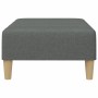 Fußhocker aus dunkelgrauem Stoff, 77 x 55 x 31 cm von vidaXL, Osmanen - Ref: Foro24-4007390, Preis: 72,32 €, Rabatt: %