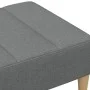 Fußhocker aus dunkelgrauem Stoff, 77 x 55 x 31 cm von vidaXL, Osmanen - Ref: Foro24-4007390, Preis: 71,28 €, Rabatt: %
