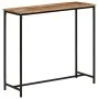 Solid mango wood and iron console table 80x30x74 cm by vidaXL, Side tables - Ref: Foro24-371967, Price: 77,77 €, Discount: %