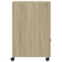 Druckerständer mit Sonoma-Eichenrädern 60x48x74 cm von vidaXL, Drucker unterstützt - Ref: Foro24-840634, Preis: 100,14 €, Rab...