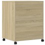 Druckerständer mit Sonoma-Eichenrädern 60x48x74 cm von vidaXL, Drucker unterstützt - Ref: Foro24-840634, Preis: 100,14 €, Rab...