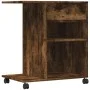 Printer stand with wheels smoked oak 60x40x68.5 cm by vidaXL, Printer supports - Ref: Foro24-840643, Price: 59,75 €, Discount: %