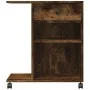 Printer stand with wheels smoked oak 60x40x68.5 cm by vidaXL, Printer supports - Ref: Foro24-840643, Price: 59,75 €, Discount: %