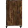 Printer stand with wheels smoked oak 60x40x68.5 cm by vidaXL, Printer supports - Ref: Foro24-840643, Price: 59,75 €, Discount: %