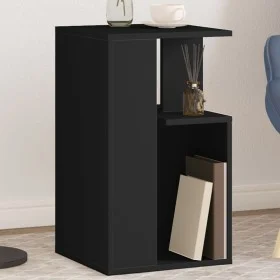 Black engineered wood side table 35x35x60 cm by vidaXL, Coffee table - Ref: Foro24-840738, Price: 42,76 €, Discount: %