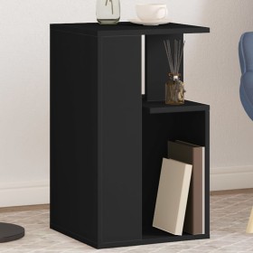 Mesa auxiliar madera de ingeniería negro 35x35x60 cm de vidaXL, Mesas de centro - Ref: Foro24-840738, Precio: 45,13 €