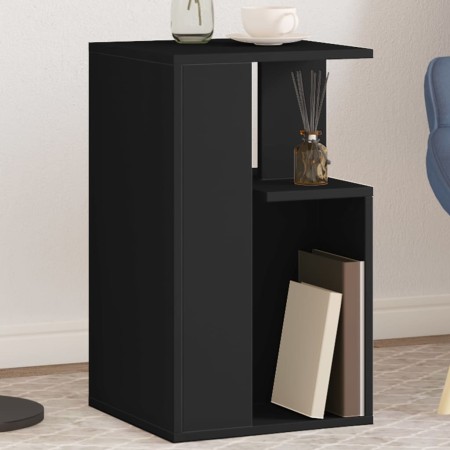 Black engineered wood side table 35x35x60 cm by vidaXL, Coffee table - Ref: Foro24-840738, Price: 43,63 €, Discount: %