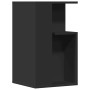 Schwarzer Beistelltisch aus Holzwerkstoff, 35 x 35 x 60 cm von vidaXL, Couchtisch - Ref: Foro24-840738, Preis: 43,63 €, Rabat...