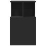 Black engineered wood side table 35x35x60 cm by vidaXL, Coffee table - Ref: Foro24-840738, Price: 43,63 €, Discount: %