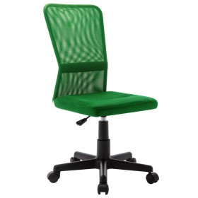 Silla de oficina de tela de malla verde 44x52x100 cm