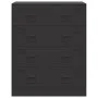 Sideboard aus schwarzem Stahl, 67 x 39 x 83 cm von vidaXL, Sideboards - Ref: Foro24-841679, Preis: 175,75 €, Rabatt: %
