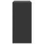 Black steel sideboard 67x39x83 cm by vidaXL, Sideboards - Ref: Foro24-841679, Price: 178,09 €, Discount: %