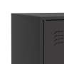 Black steel sideboard 67x39x83 cm by vidaXL, Sideboards - Ref: Foro24-841679, Price: 178,09 €, Discount: %