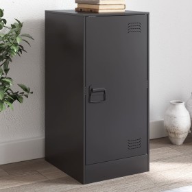 Aparador de acero negro 34,5x39x73 cm de vidaXL, Aparadores - Ref: Foro24-841709, Precio: 81,95 €, Descuento: %