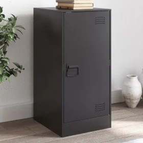 Aparador de acero negro 34,5x39x73 cm de vidaXL, Aparadores - Ref: Foro24-841709, Precio: 80,03 €, Descuento: %