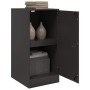 Aparador de acero negro 34,5x39x73 cm de vidaXL, Aparadores - Ref: Foro24-841709, Precio: 81,89 €, Descuento: %