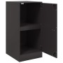 Aparador de acero negro 34,5x39x73 cm de vidaXL, Aparadores - Ref: Foro24-841709, Precio: 81,89 €, Descuento: %
