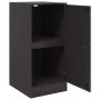 Black steel sideboard 34.5x39x73 cm by vidaXL, Sideboards - Ref: Foro24-841709, Price: 80,03 €, Discount: %