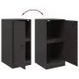 Black steel sideboard 34.5x39x73 cm by vidaXL, Sideboards - Ref: Foro24-841709, Price: 80,03 €, Discount: %