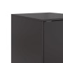 Aparador de acero negro 34,5x39x73 cm de vidaXL, Aparadores - Ref: Foro24-841709, Precio: 81,89 €, Descuento: %