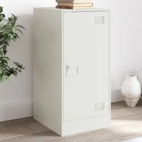 Weißes Sideboard aus Stahl, 34,5 x 39 x 73 cm von vidaXL, Sideboards - Ref: Foro24-841714, Preis: 62,29 €, Rabatt: %