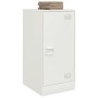 Aparador de acero blanco 34,5x39x73 cm de vidaXL, Aparadores - Ref: Foro24-841714, Precio: 62,86 €, Descuento: %