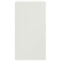 Aparador de acero blanco 34,5x39x73 cm de vidaXL, Aparadores - Ref: Foro24-841714, Precio: 62,86 €, Descuento: %