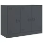 Aparador de acero antracita 99x39x73 cm de vidaXL, Aparadores - Ref: Foro24-841723, Precio: 163,02 €, Descuento: %