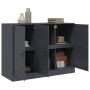 Aparador de acero antracita 99x39x73 cm de vidaXL, Aparadores - Ref: Foro24-841723, Precio: 171,80 €, Descuento: %