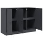 Aparador de acero antracita 99x39x73 cm de vidaXL, Aparadores - Ref: Foro24-841723, Precio: 171,80 €, Descuento: %