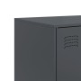 Aparador de acero antracita 99x39x73 cm de vidaXL, Aparadores - Ref: Foro24-841723, Precio: 171,80 €, Descuento: %