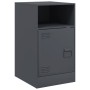 Mesitas de noche 2 unidades gris antracita 34,5x39x62 cm de vidaXL, Mesitas de noche - Ref: Foro24-841768, Precio: 96,40 €, D...