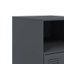 Mesitas de noche 2 unidades gris antracita 34,5x39x62 cm de vidaXL, Mesitas de noche - Ref: Foro24-841768, Precio: 96,40 €, D...