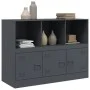 Anthrazitfarbenes Sideboard aus Stahl, 99 x 39 x 73 cm von vidaXL, Sideboards - Ref: Foro24-841789, Preis: 140,48 €, Rabatt: %