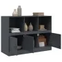 Anthrazitfarbenes Sideboard aus Stahl, 99 x 39 x 73 cm von vidaXL, Sideboards - Ref: Foro24-841789, Preis: 140,48 €, Rabatt: %