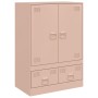 Aparador de acero rosa 67x39x95 cm de vidaXL, Aparadores - Ref: Foro24-841806, Precio: 160,68 €, Descuento: %