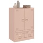 Aparador de acero rosa 67x39x95 cm de vidaXL, Aparadores - Ref: Foro24-841806, Precio: 160,68 €, Descuento: %