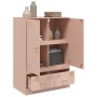 Aparador de acero rosa 67x39x95 cm de vidaXL, Aparadores - Ref: Foro24-841806, Precio: 160,68 €, Descuento: %