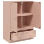 Aparador de acero rosa 67x39x95 cm de vidaXL, Aparadores - Ref: Foro24-841806, Precio: 160,68 €, Descuento: %