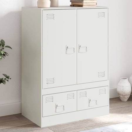 Sideboard aus weißem Stahl, 67 x 39 x 95 cm von vidaXL, Sideboards - Ref: Foro24-841810, Preis: 126,77 €, Rabatt: %