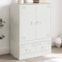 Sideboard aus weißem Stahl, 67 x 39 x 95 cm von vidaXL, Sideboards - Ref: Foro24-841810, Preis: 125,55 €, Rabatt: %