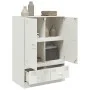 Sideboard aus weißem Stahl, 67 x 39 x 95 cm von vidaXL, Sideboards - Ref: Foro24-841810, Preis: 125,55 €, Rabatt: %