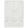 White steel sideboard 67x39x95 cm by vidaXL, Sideboards - Ref: Foro24-841810, Price: 126,77 €, Discount: %