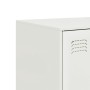 White steel sideboard 67x39x95 cm by vidaXL, Sideboards - Ref: Foro24-841810, Price: 126,77 €, Discount: %