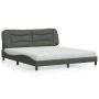 Bett mit dunkelgrauer Stoffmatratze 180x200 cm von vidaXL, Betten und Lattenroste - Ref: Foro24-3208549, Preis: 473,36 €, Rab...