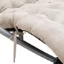 Geometric lounger with black and gray steel cushion by vidaXL, Loungers - Ref: Foro24-3213546, Price: 138,29 €, Discount: %