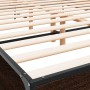 Bettgestell aus eichenbraunem Metallwerkstoff, 150 x 200 cm von vidaXL, Betten und Lattenroste - Ref: Foro24-3280006, Preis: ...